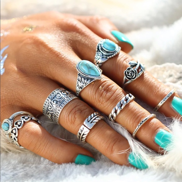 Jewelry - Boho Ring Set Jewelry - Boho Ring Set